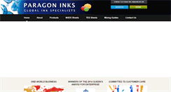 Desktop Screenshot of paragoninks.co.uk